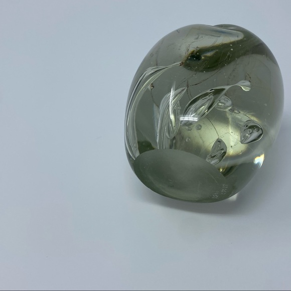 Vintage Scupltural Glass Hand Blown Paperweight - Picture 8 of 9